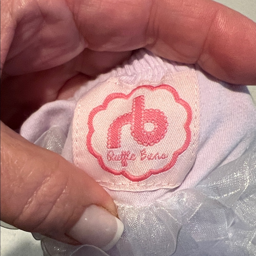Pastel Purple Ruffled Diaper Cover by Ruffle Butts - Picture 3 of 3